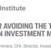 “CONSEJOS PARA EVITAR LOS 20 ERRORES DE INVERSIÓN MÁS COMUNES”, por Robert Stammers, CFA Institute, 2020